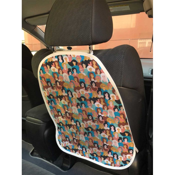 JoyArty Защитная накидка на спинку автомобильного сидения Множество девушек