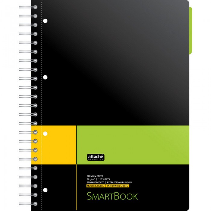 Attache Бизнес-тетрадь SmartBook линейка А4 120 листов