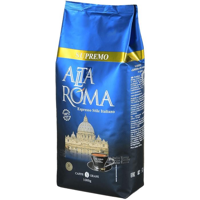 

Altaroma Кофе зерновой Supremo 1000 г, Кофе зерновой Supremo 1000 г