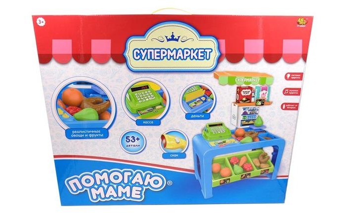 

ABtoys Помогаю маме Супермаркет с аксессуарами, Помогаю маме Супермаркет с аксессуарами