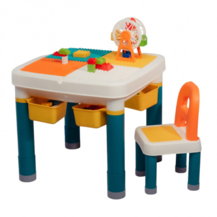 Sitstep развивающий столик для малышей, многофункциональный, лего конструктор 4603783102938 - фото 1