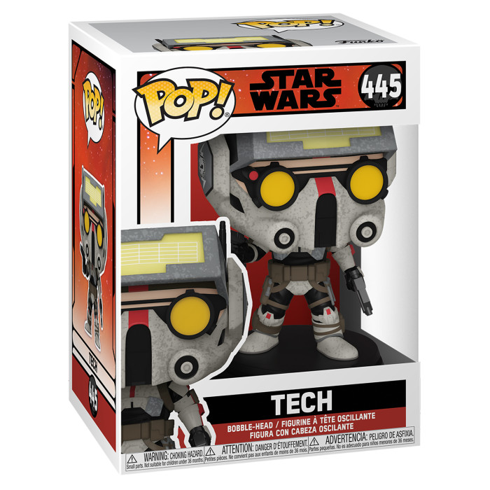 

Funko Фигурка pop! Bobble Star Wars Bad Batch Tech, Фигурка pop! Bobble Star Wars Bad Batch Tech