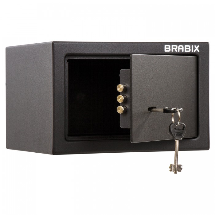 фото Brabix сейф мебельный sf-170kl ключевой замок 170х260х230 мм