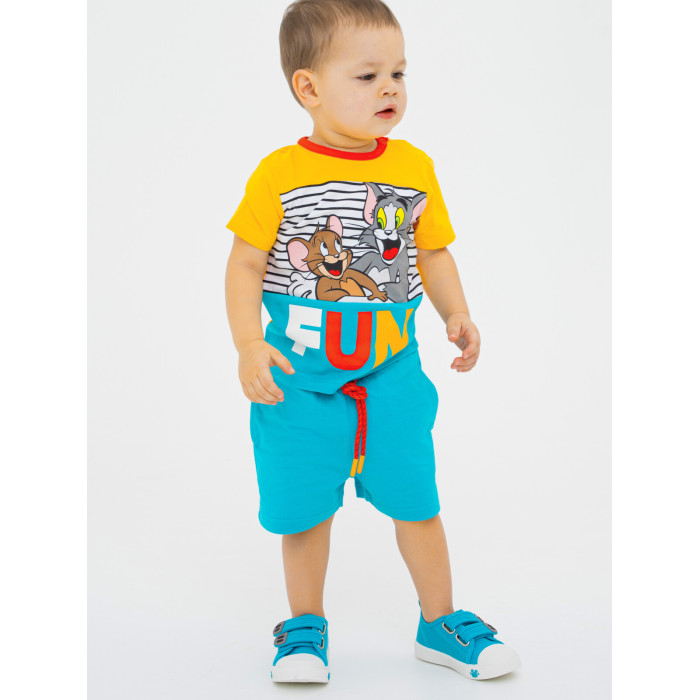 цена Комплекты детской одежды Playtoday Комплект для мальчиков Best friend baby boys (футболка, шорты) 12333003