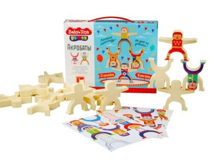 Игры для малышей Десятое королевство Настольная игра Акробаты Baby Toys