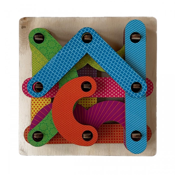 

Деревянная игрушка Paremo Геоборд Фигуры, Геоборд Фигуры