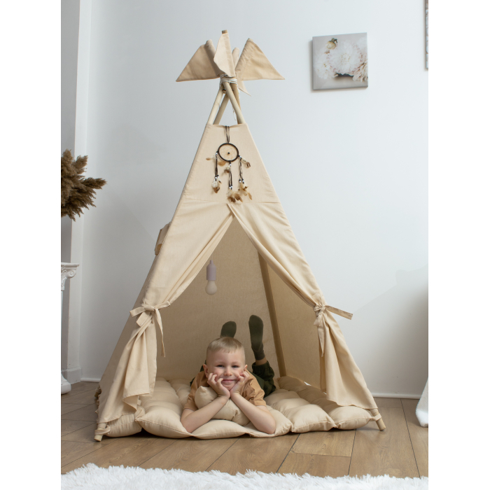 Игровые домики и палатки ВИГВАМиЯ Вигвам для детей Лен фото