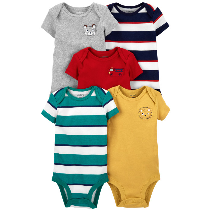 

Carter's Боди для мальчика 5 шт. 1L764810, Боди для мальчика 5 шт. 1L764810