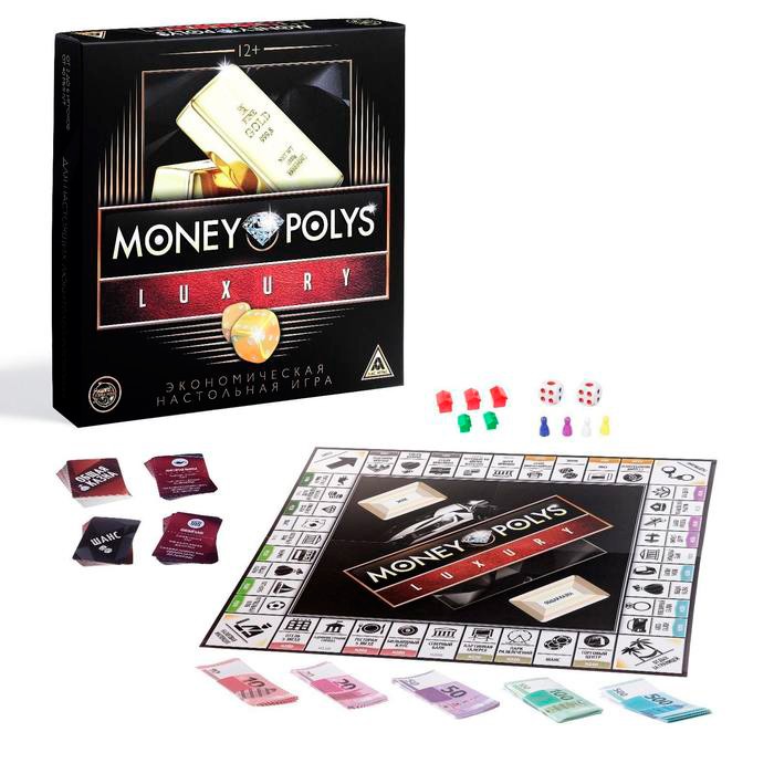 

Лас Играс Экономическая игра Money Polys Luxury 12+, Экономическая игра Money Polys Luxury 12+