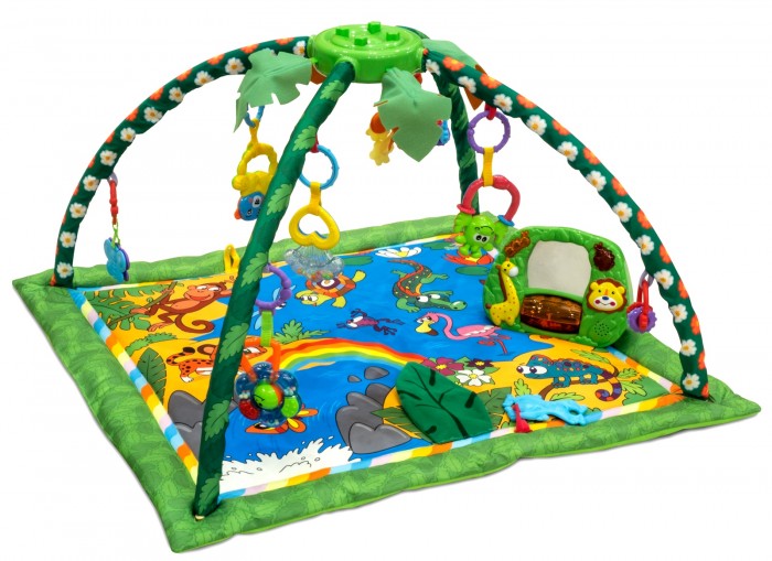 

Развивающий коврик FunKids Delux Step Up Gym Jungle CC9992 78х82 см, Delux Step Up Gym Jungle CC9992 78х82 см