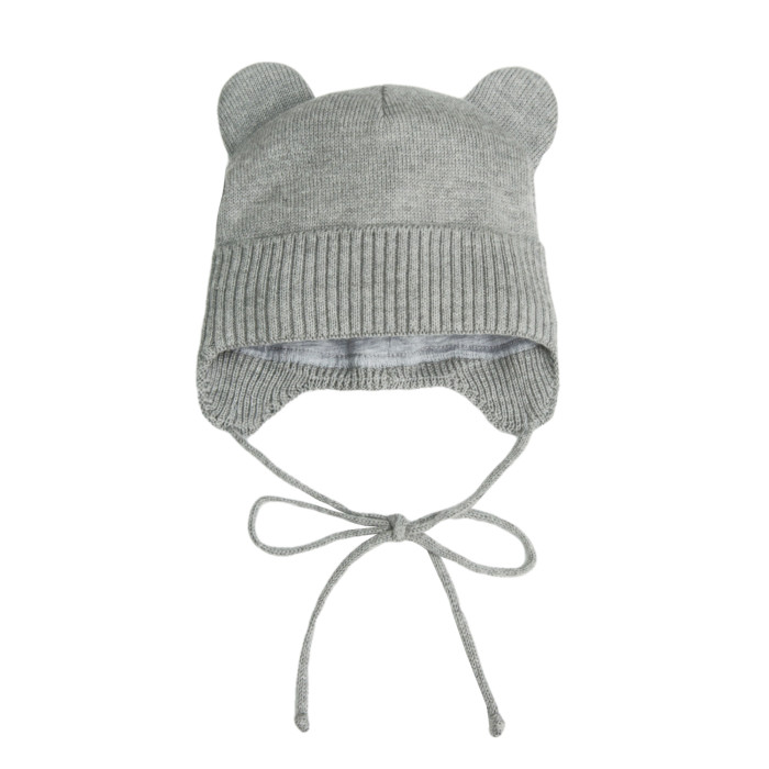 AmaroBaby Шапка вязаная Pure Love Bear winter вязаная шапка с вышивкой для мальчиков