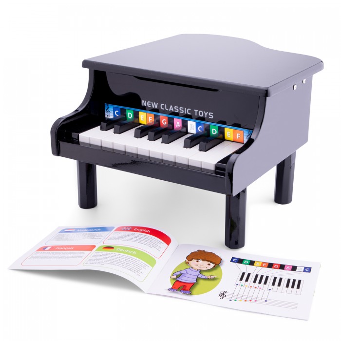 фото Деревянная игрушка new cassic toys рояль 18 клавиш