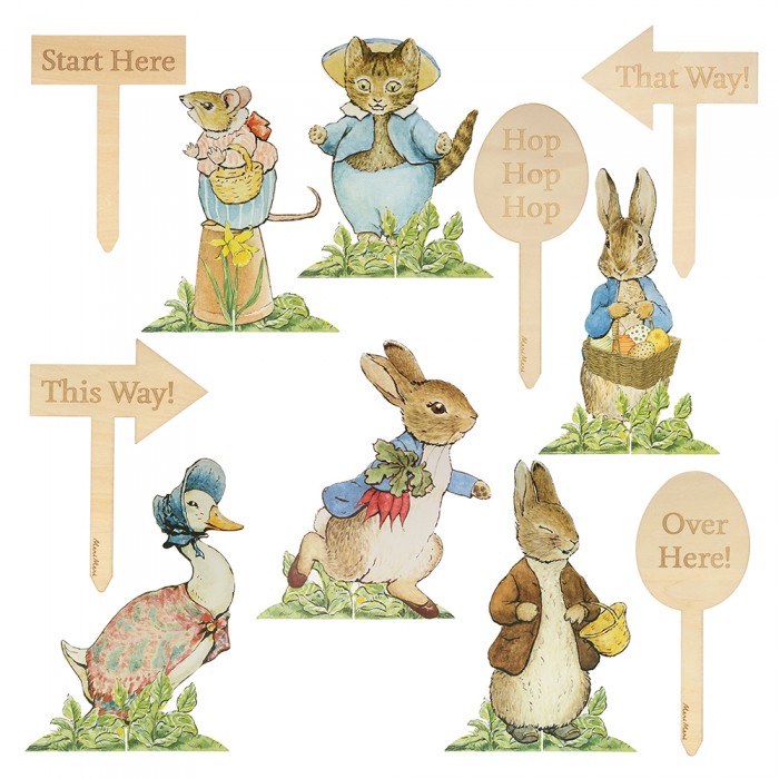 Товары для праздника MeriMeri Набор для поиска яиц Кролик Питер товары для праздника merimeri гирлянда кролик питер