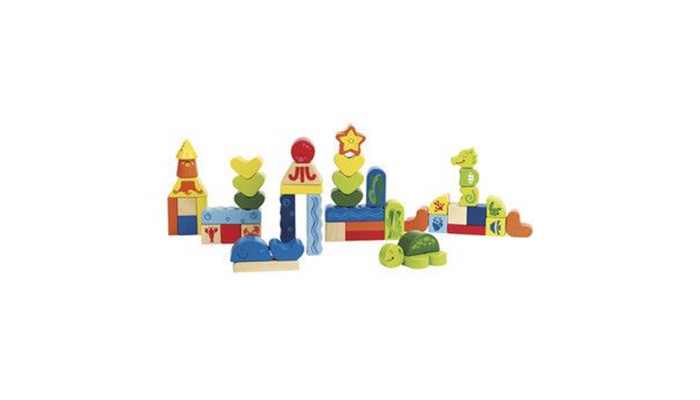 

Деревянная игрушка Hape Конструктор Морские животные Е0432, Конструктор Морские животные Е0432