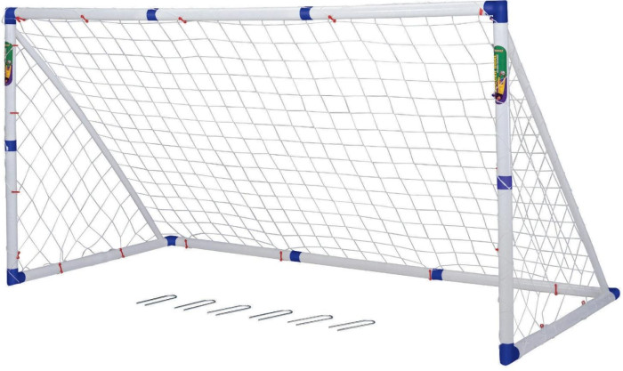 Proxima Футбольные ворота из пластика 2.44х1.30х0.96 м щитки футбольные с защитой голеностопа larsen 6820n голубой