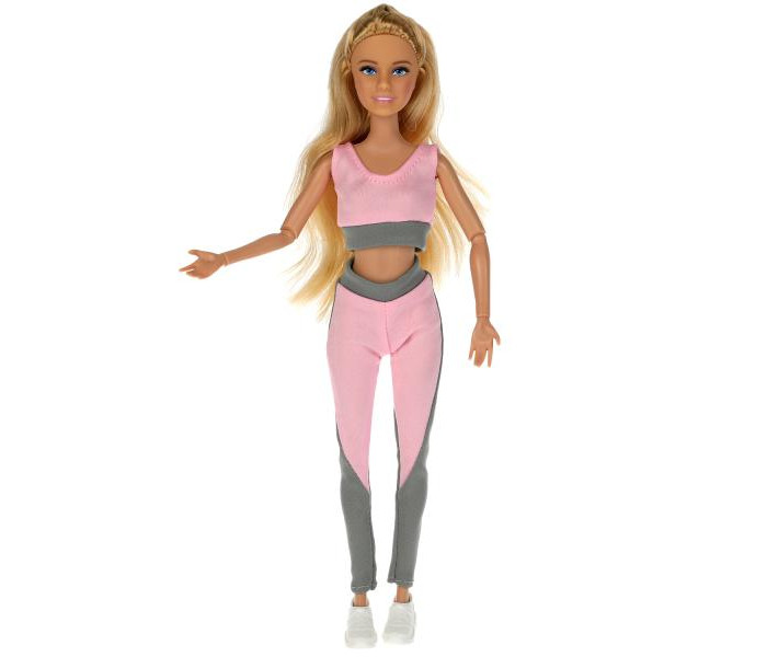 Карапуз Кукла София в спортивной форме для занятий йогой 29 см карапуз кукла алекс в спортивной форме