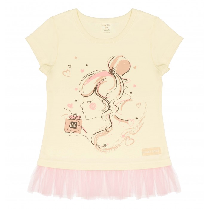 

Lucky Child Футболка для девочки Парфюм, Футболка для девочки Парфюм