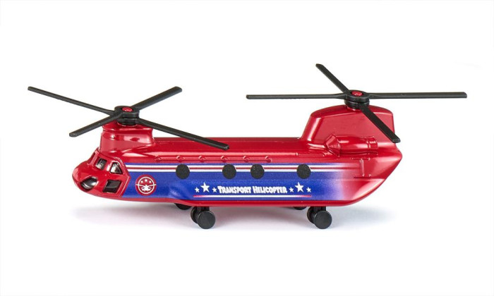 Вертолеты и самолеты Siku Транспортный вертолёт вертолеты и самолеты viking toys джамбо вертолёт полиция 30см с машинкой и 2 фигурками