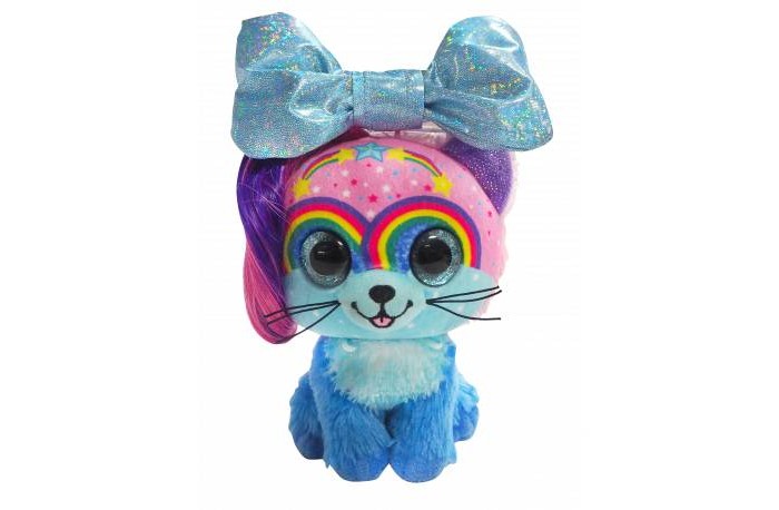 цена Мягкие игрушки Shokid Little Bow Pets котенок Twinkle с бантиком сюрпризом 18 см