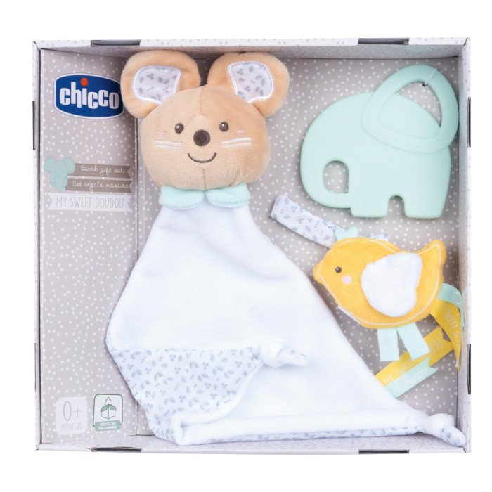 Подвесная игрушка Chicco набор подарочный На рождение малыша