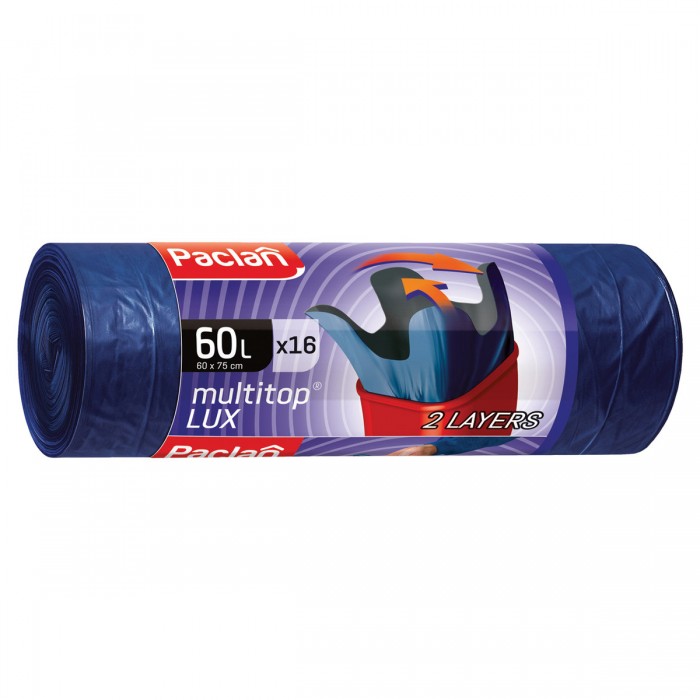 

Paclan Мешки для мусора 60 л 16 шт., Мешки для мусора 60 л 16 шт.