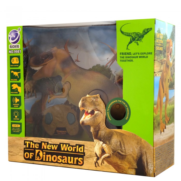 цена Радиоуправляемые игрушки HK Industries Динозавр Т-Rех