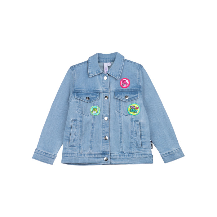 цена Верхняя одежда Playtoday Куртка джинсовая для девочки Digitize kids girls 12342028