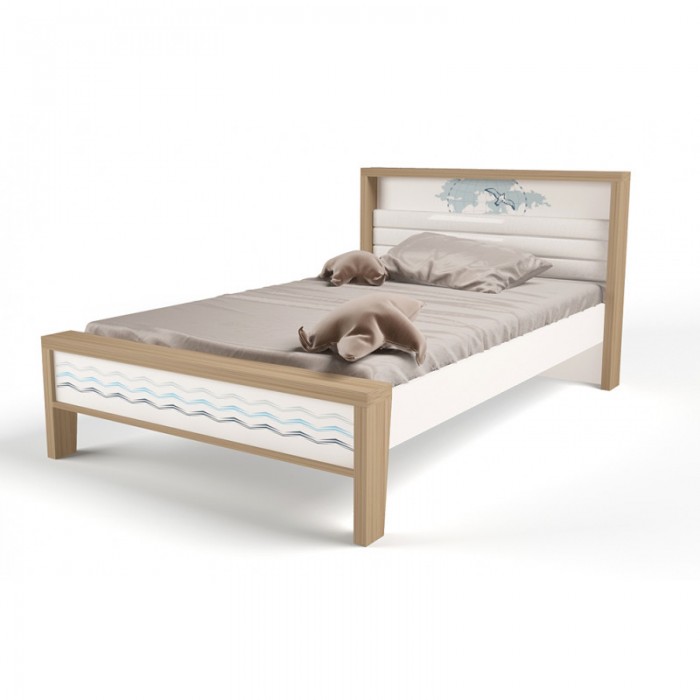 кровати для подростков abc king extreme с подъемным механизмом 190x120 см Кровати для подростков ABC-King Mix Ocean №1 190x120 см