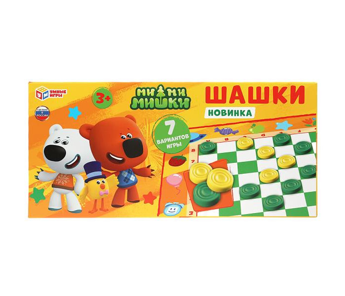 Умные игры Шашки Ми-ми-мишки