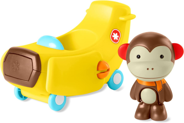фото Развивающая игрушка skip-hop самолет с обезьяной