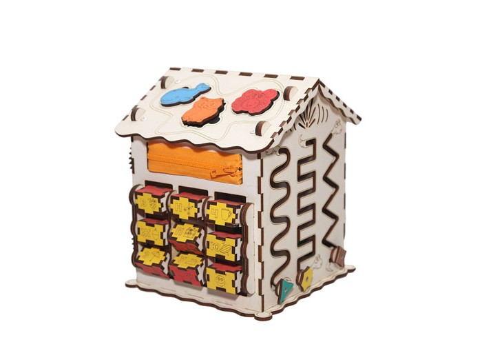 Деревянная игрушка MyLandToys Домик без электрики №20 маленький домик в прерии