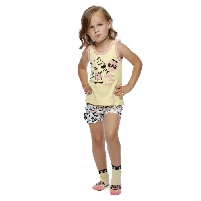 

Lucky Child Пижама детская Ми-Ми-Мишки 69-412/жёлт, Пижама детская Ми-Ми-Мишки 69-412/жёлт