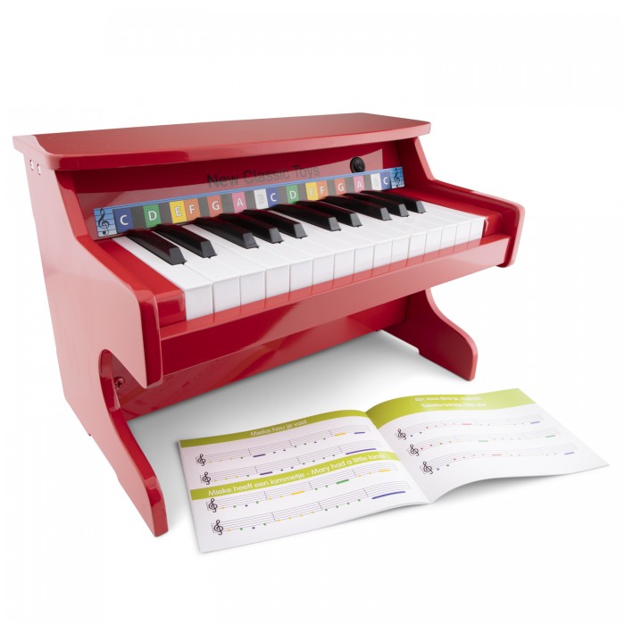 Деревянные игрушки New Cassic Toys Пианино 25 клавиш
