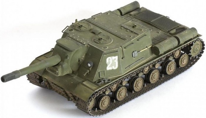 Сборные модели Звезда Сборная модель Советский истребитель танков ИСУ-152 Зверобой сборная модель ису 152 1 72