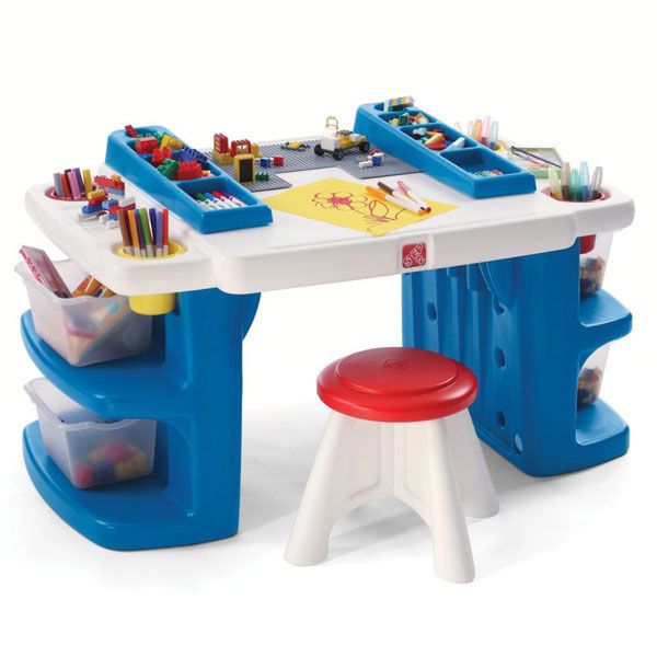 Детские столы и стулья Step 2 Столик для творчества Создатель детские столы и стулья step 2 парта для детей маленький гений