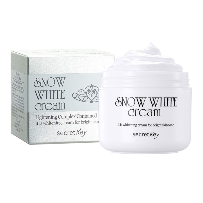 Secret Key Крем для лица отбеливающий  Snow White Cream 50 г крем для лица и тела eveline extra soft whitening отбеливающий 200 мл