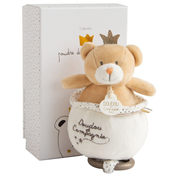 Мягкая игрушка DouDou et Compagnie Мишка маленький принц  19 см