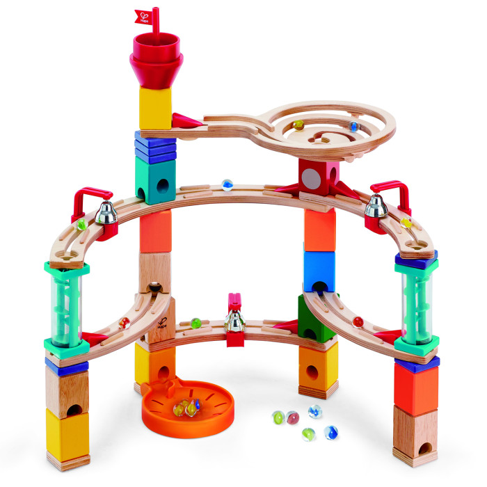 Деревянная игрушка Hape Конструктор лабиринт Замок с шариками и колокольчиками