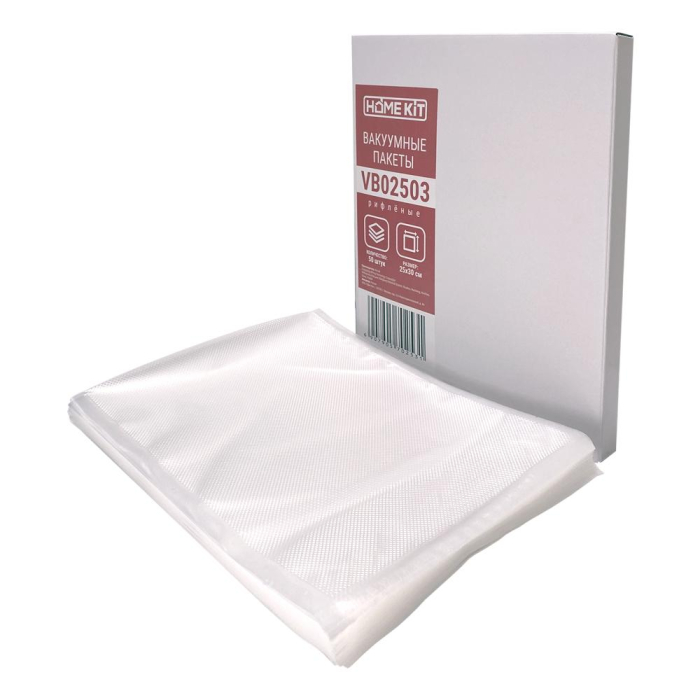 Бытовая техника Home Kit Пакеты универсальные для вакуумирования продуктов 30х25 см VB02503