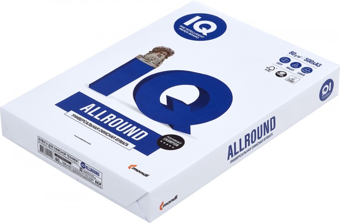 

IQ Allround Бумага А3 500 листов, Allround Бумага А3 500 листов