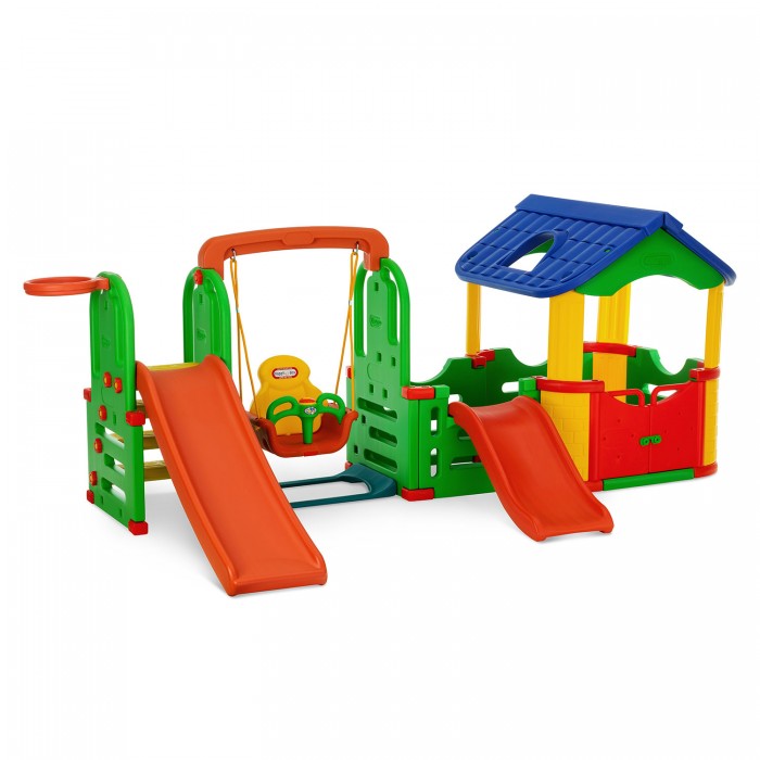 цена Игровые комплексы Happy Box Детский игровой комплекс для дома и улицы Мульти-Хаус JM-804С
