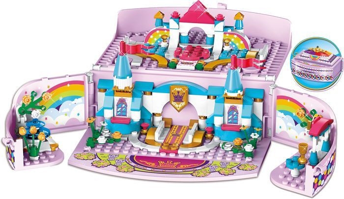 Конструктор Enlighten Brick Замок с фигурками и аксессуарами 301 деталь cubicfun 3d пазл замок принцессы 81 деталь