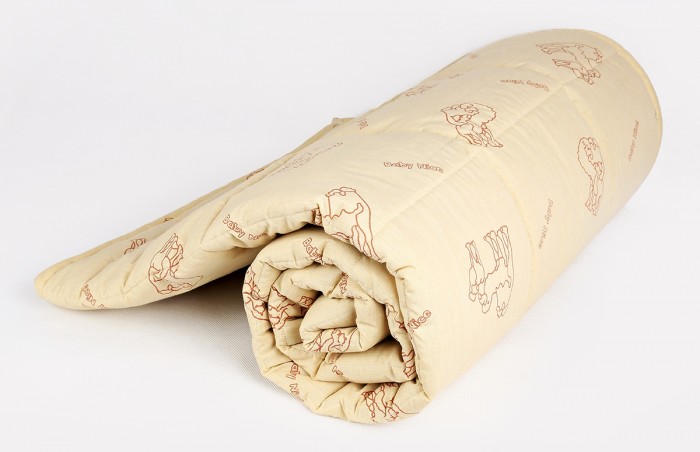 фото Одеяло baby nice (отк) стеганое, верблюжий пух хлопок 105х140 см