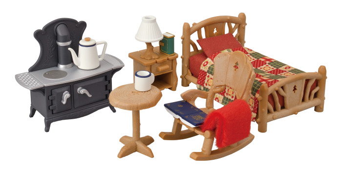 Кукольные домики и мебель Sylvanian Families Бревенчатая мебель кукольные домики и мебель hape мебель для столовой