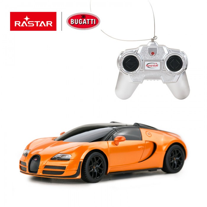 

Rastar Машина на радиоуправлении Bugatti Grand Sport Vitesse 1:24, Машина на радиоуправлении Bugatti Grand Sport Vitesse 1:24