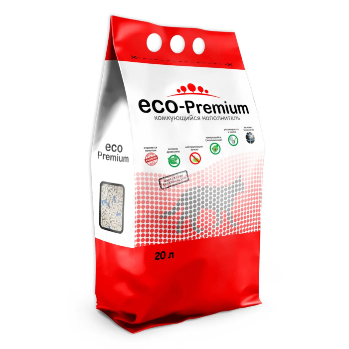 ECO-Premium Наполнитель для кошачьего туалета древесный Eco Premium 7.6 кг