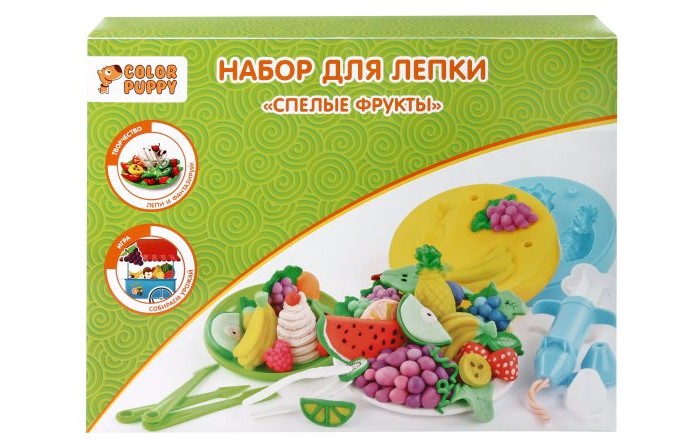 фото Color puppy набор для лепки спелые фрукты 631026