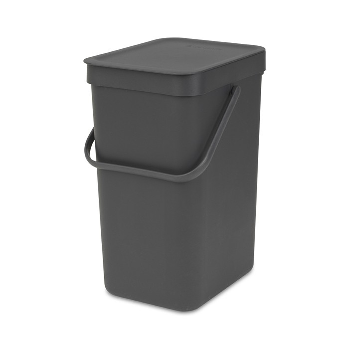 Хозяйственные товары Brabantia Ведро для мусора Sort&Go 12 л мешки для мусора antella 480л 3шт 120х180см 110мкм биоразлагаемые