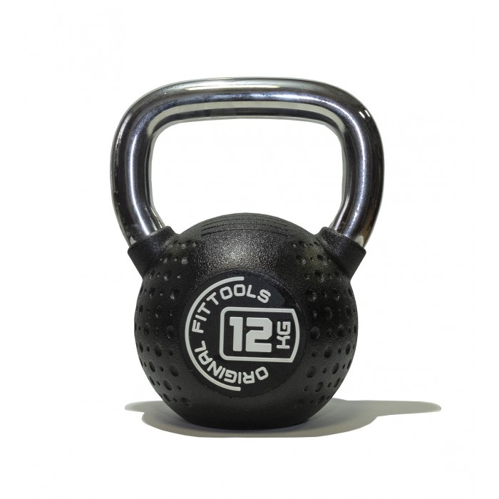 

Original FitTools Гиря с хромированной ручкой 12 кг, Гиря с хромированной ручкой 12 кг