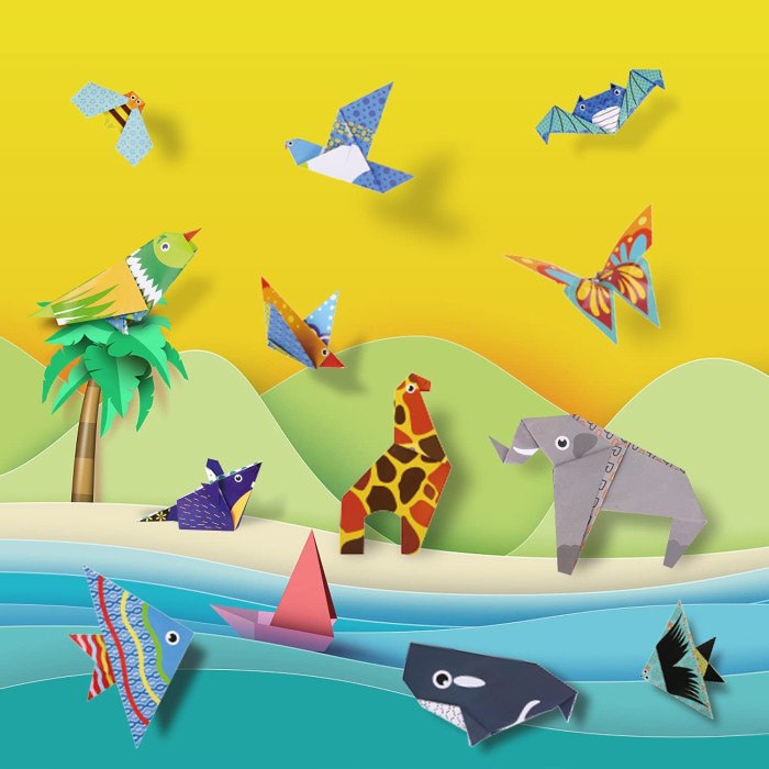 фото Tooky toy набор для творчества оригами животные lt029
